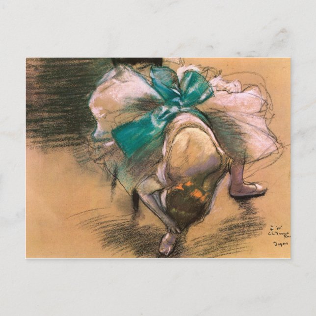 DANCER, EDGAR DEGAS POSTCARD (Front)