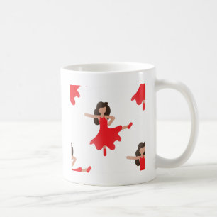 dancer emoji coffee mug
