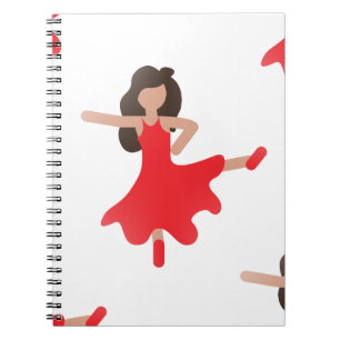 dancer emoji notebook