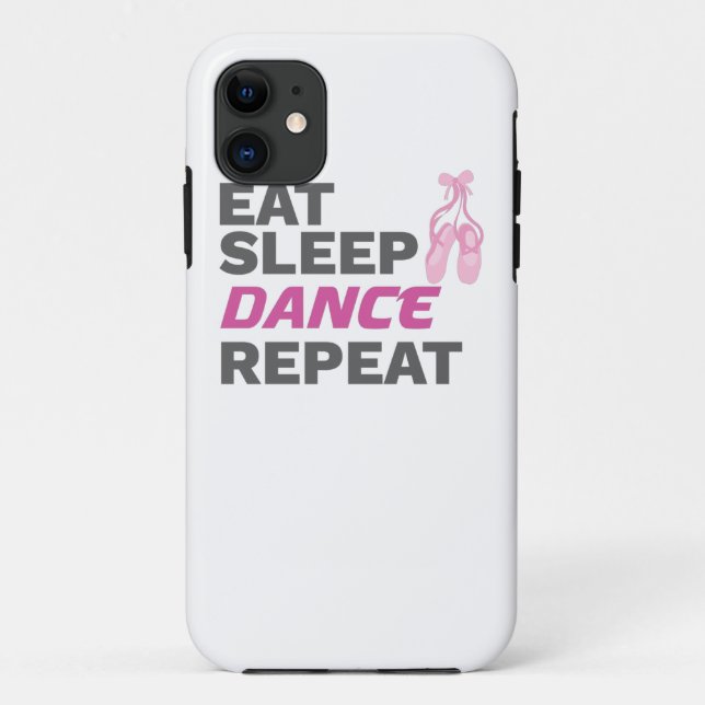 Dancer for Dancing Teacher Eat Sleep Dance Repeat Case-Mate iPhone Case (Back)