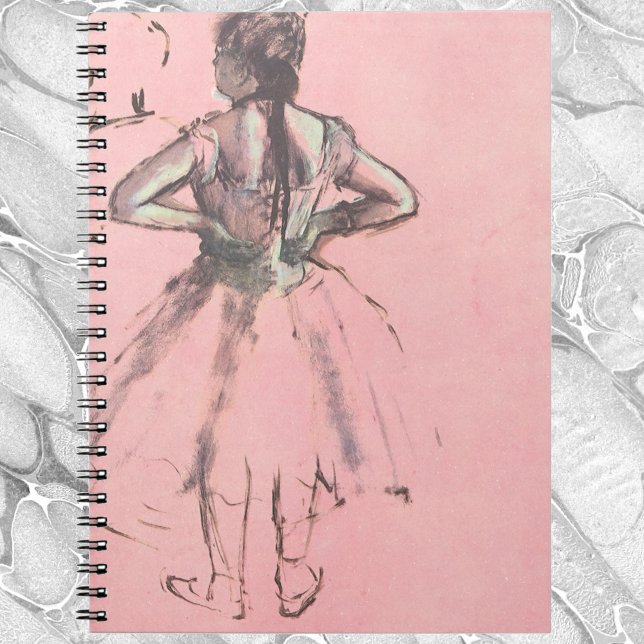 Dancer from Back, Hands on Hips by Edgar Degas Notebook (Creator Uploaded)
