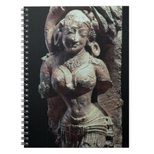Dancer, from the Sun Temple of Kanara, Indian, 13t Notebook