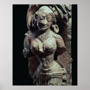 Dancer, from the Sun Temple of Kanara, Indian, 13t Poster