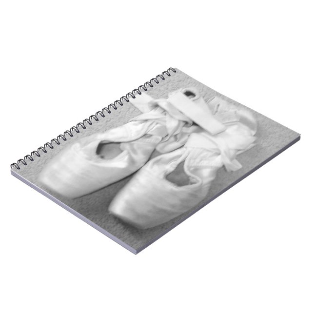 Dancer Gift Ballet Slippers  Notebook (Left Side)