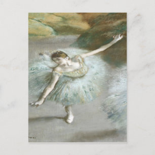 Dancer in Green by Edgar Degas  Postcard