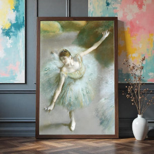 Dancer in Green Degas, Art  Poster