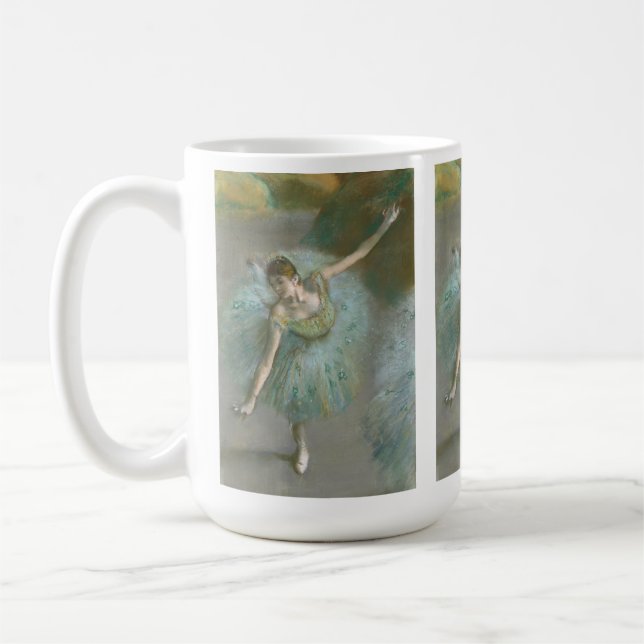 Dancer in Green Edgar Degas Coffee Mug (Left)
