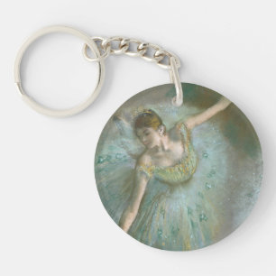Dancer in Green Edgar Degas Key Ring