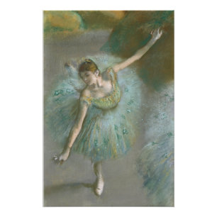 Dancer in Green Edgar Degas Poster