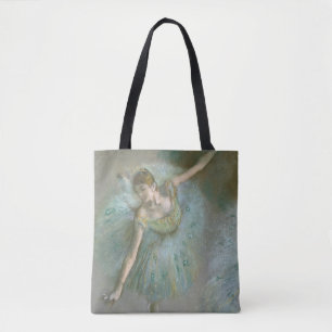 Dancer in Green Edgar Degas Tote Bag