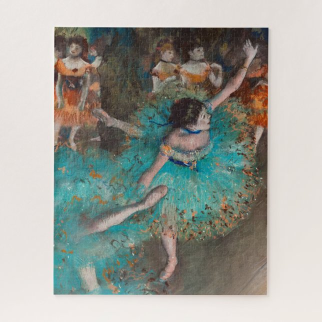 Dancer in Green, Swaying Dancer by Edgar Degas Jigsaw Puzzle (Vertical)