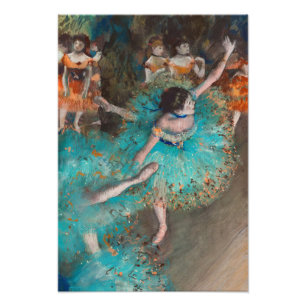 Dancer in Green, Swaying Dancer by Edgar Degas Photo Print