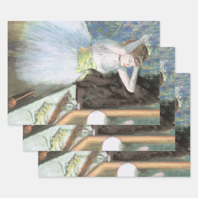 Dancer in Her Dressing Room by Edgar Degas Wrapping Paper Sheet (Set)