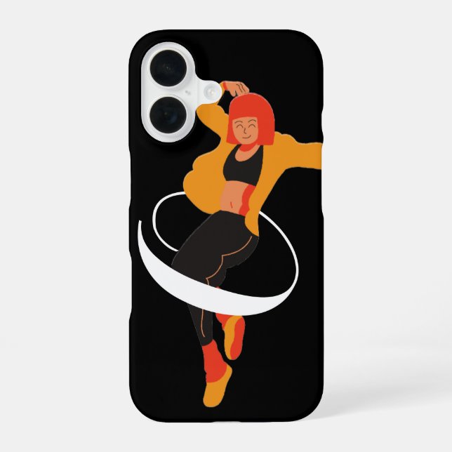 Dancer in Motion Phone Case (Back)