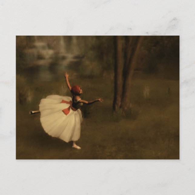 Dancer in the Garden Postcard (Front)