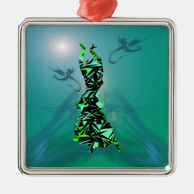 Dancer *Jinx* Metal Ornament (Front)