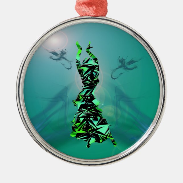 Dancer *Jinx* Metal Tree Decoration (Front)