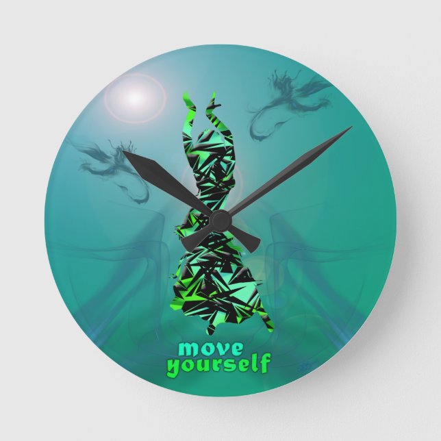 Dancer *Jinx* Round Clock (Front)