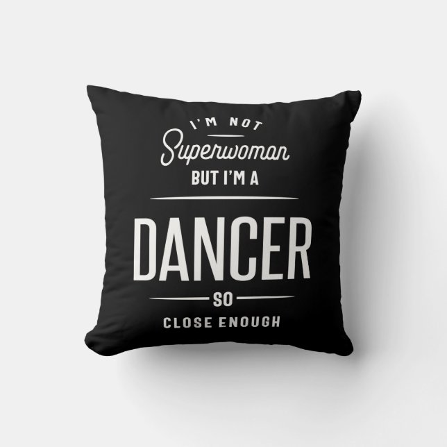 Dancer Job Title Gift Cushion (Front)