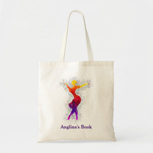 Dancer kids named library Tote Bag