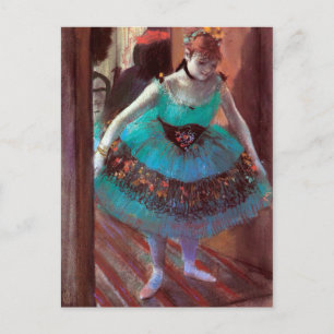 Dancer Leaving Her Dressing Room by Degas Postcard
