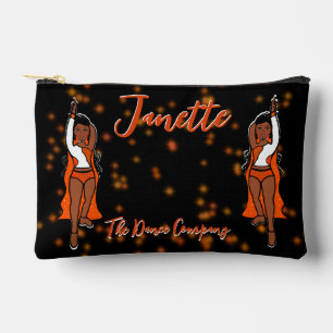 Dancer/Majorette Orange Spark Accessory Pouch