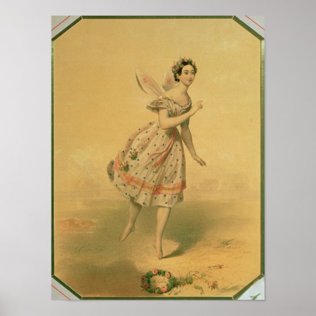 Dancer Maria Taglioni Poster (Front)
