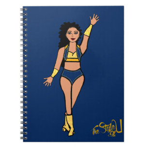 Dancer Notebook Navy/Gold