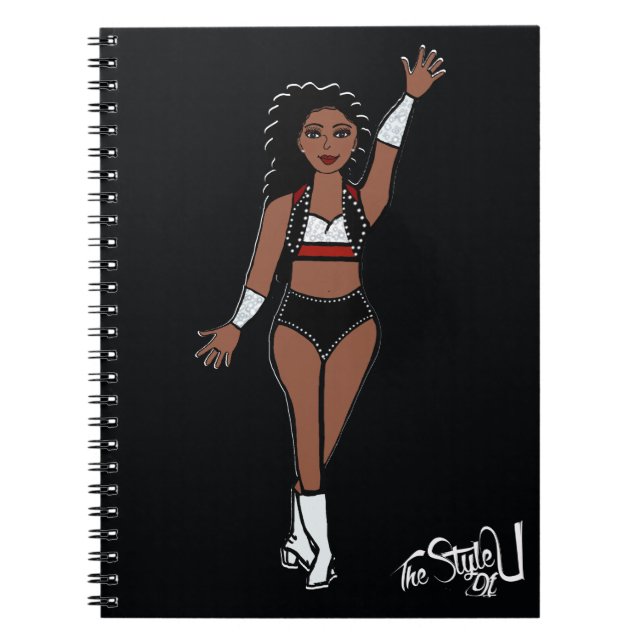 Dancer Notebook Red / Black / White B (Front)