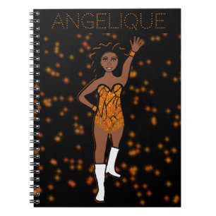 Dancer Orange Fringe Notebook #1
