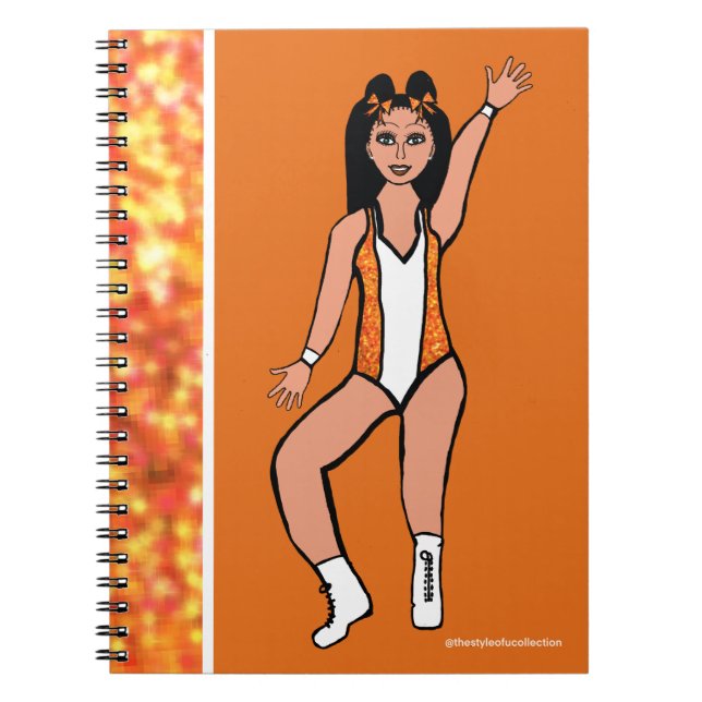 Dancer  Orange Spark Notebook # 2 (Front)