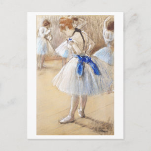 Dancer Painting (1880) by Degas Postcard