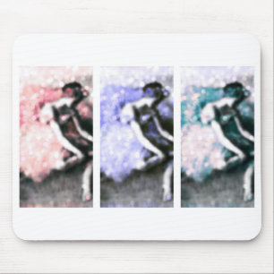 Dancer Pastel Bokeh Panel Art Mouse Pad