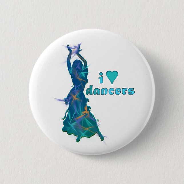 Dancer *Pheja* 6 Cm Round Badge (Front)