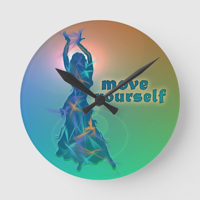 Dancer *Pheja* Round Clock (Front)
