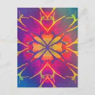 Dancer (Rainbow - Psychedelic) Postcard