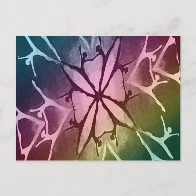 Dancer (Rainbow - Twist) Postcard (Front)
