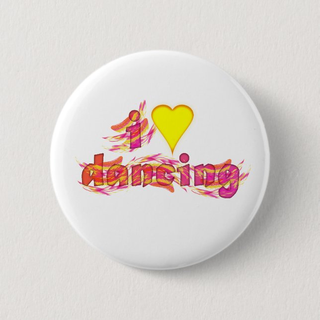 Dancer *Rayjii* 6 Cm Round Badge (Front)