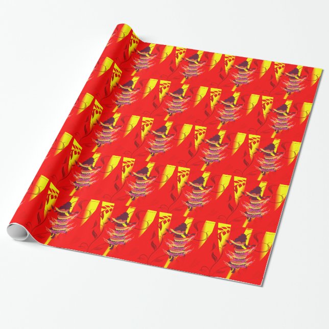 Dancer *Rayjii* Wrapping Paper (Unrolled)