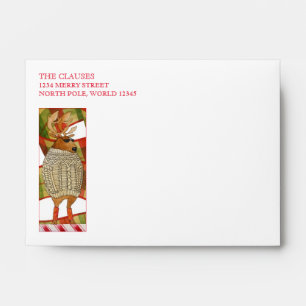 DANCER REINDEER A6 Envelopes (4x6 Cards)