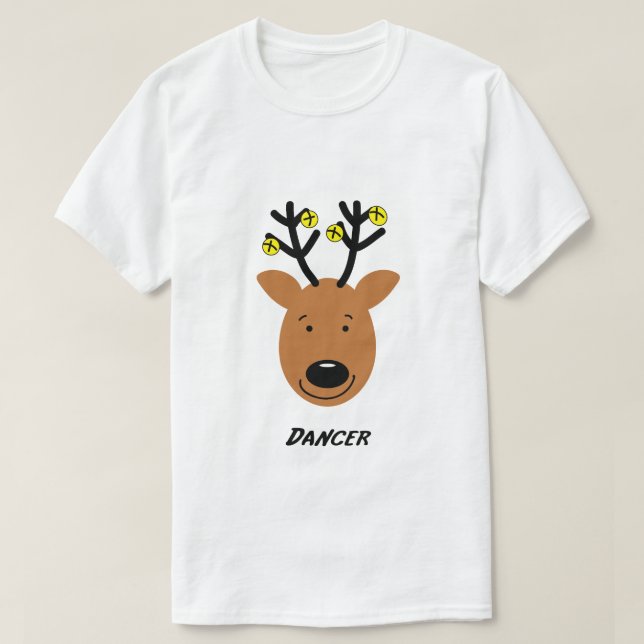Dancer Reindeer T-Shirt (Design Front)