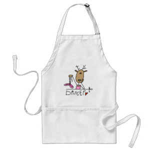 Dancer Reindeer T-shirts and Gifts Standard Apron