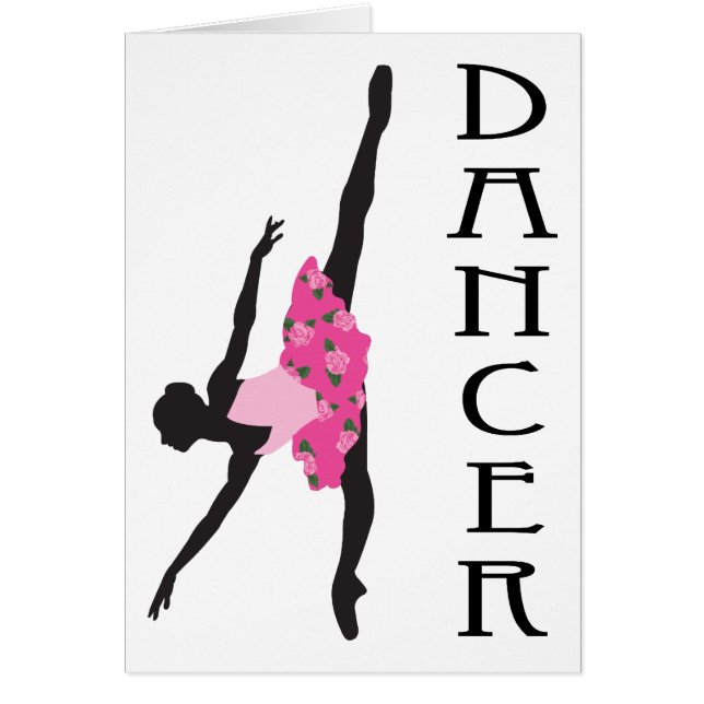Dancer Silhouette Ballerina Gift (Front)