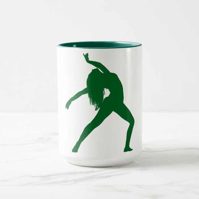 Dancer Silhouette Coffee Mug (Center)