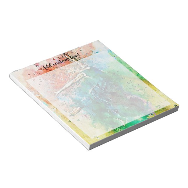 Dancer splatter notepad (Angled)