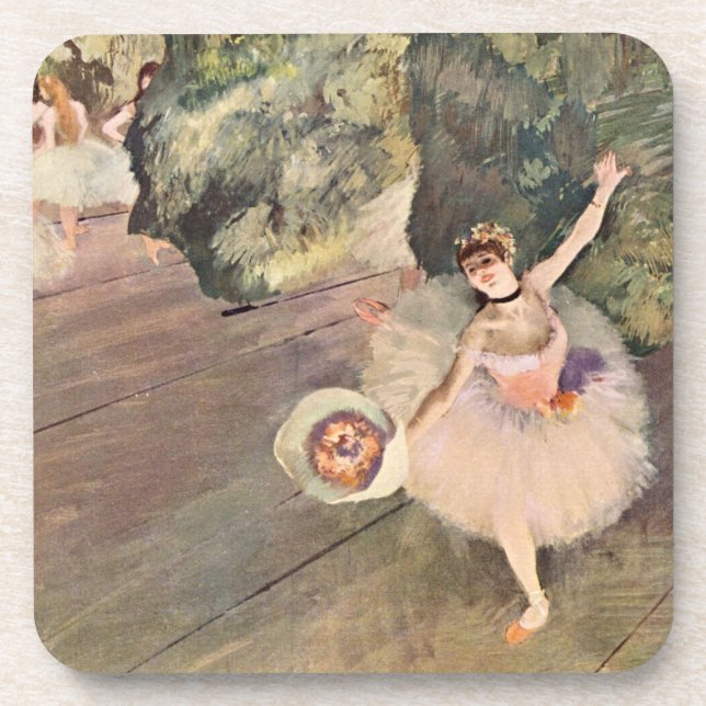Dancer / Star of the Ballet - Degas Painting Coaster (Front)