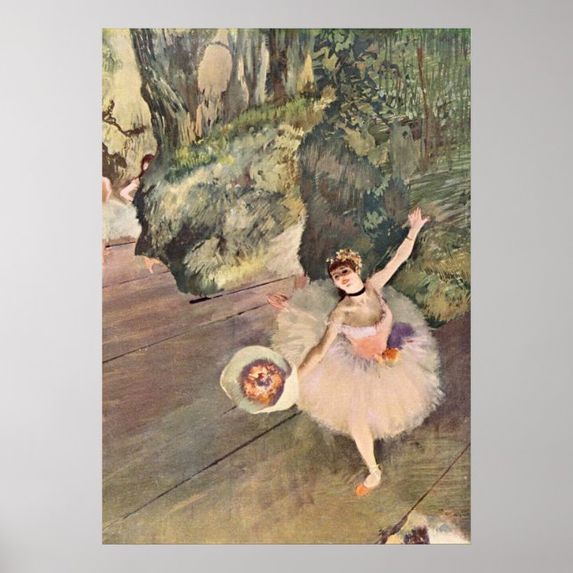 Dancer / Star of the Ballet - Degas Painting Poster (Front)