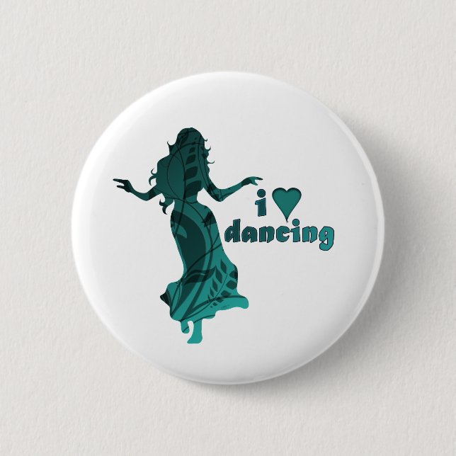 Dancer *Tonia* 6 Cm Round Badge (Front)