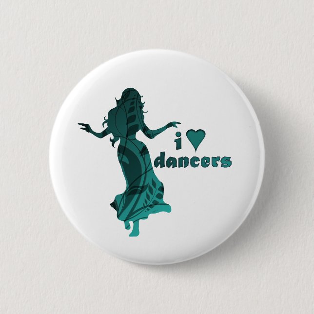 Dancer *Tonia* 6 Cm Round Badge (Front)