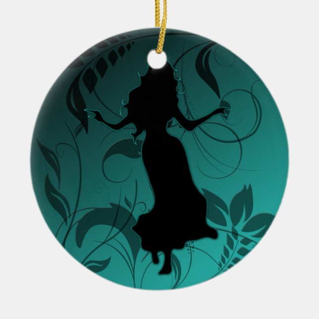 Dancer *Tonia* Ceramic Tree Decoration (Front)